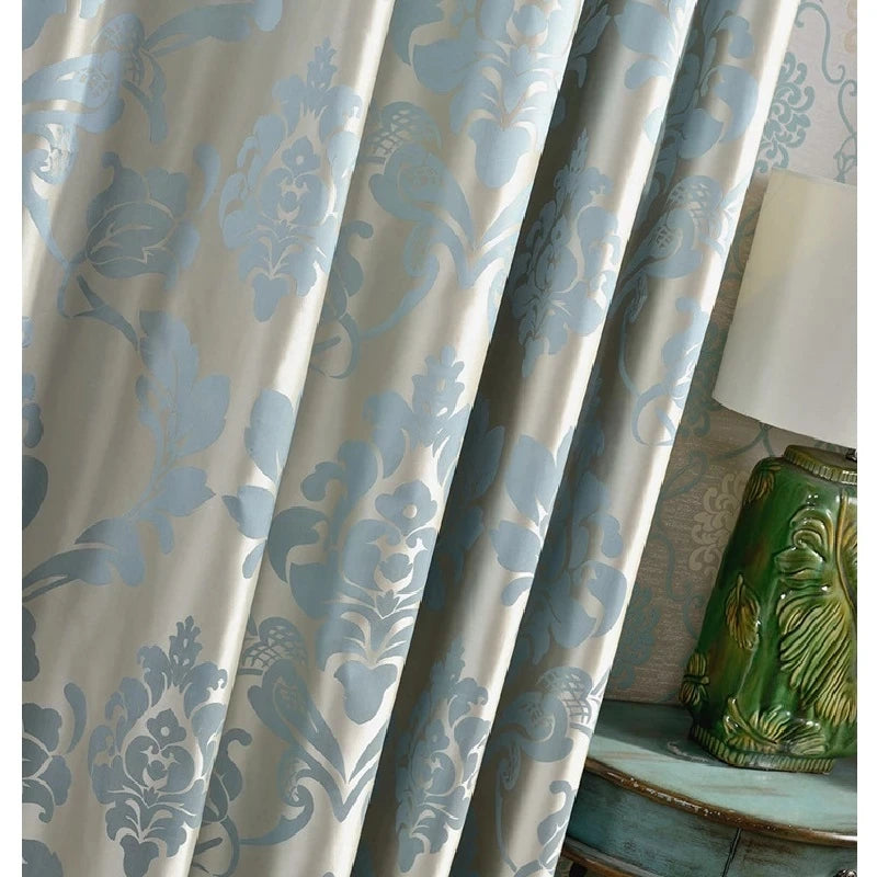 Xinlan Light Luxury High Density Jacquard Curtain Living Room Bedroom Home Window Curtain