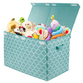Factory Multifunction Clothes Organiser Fabric Cotton Linen Box Double Cover Folding Large Toy Storage Boxes