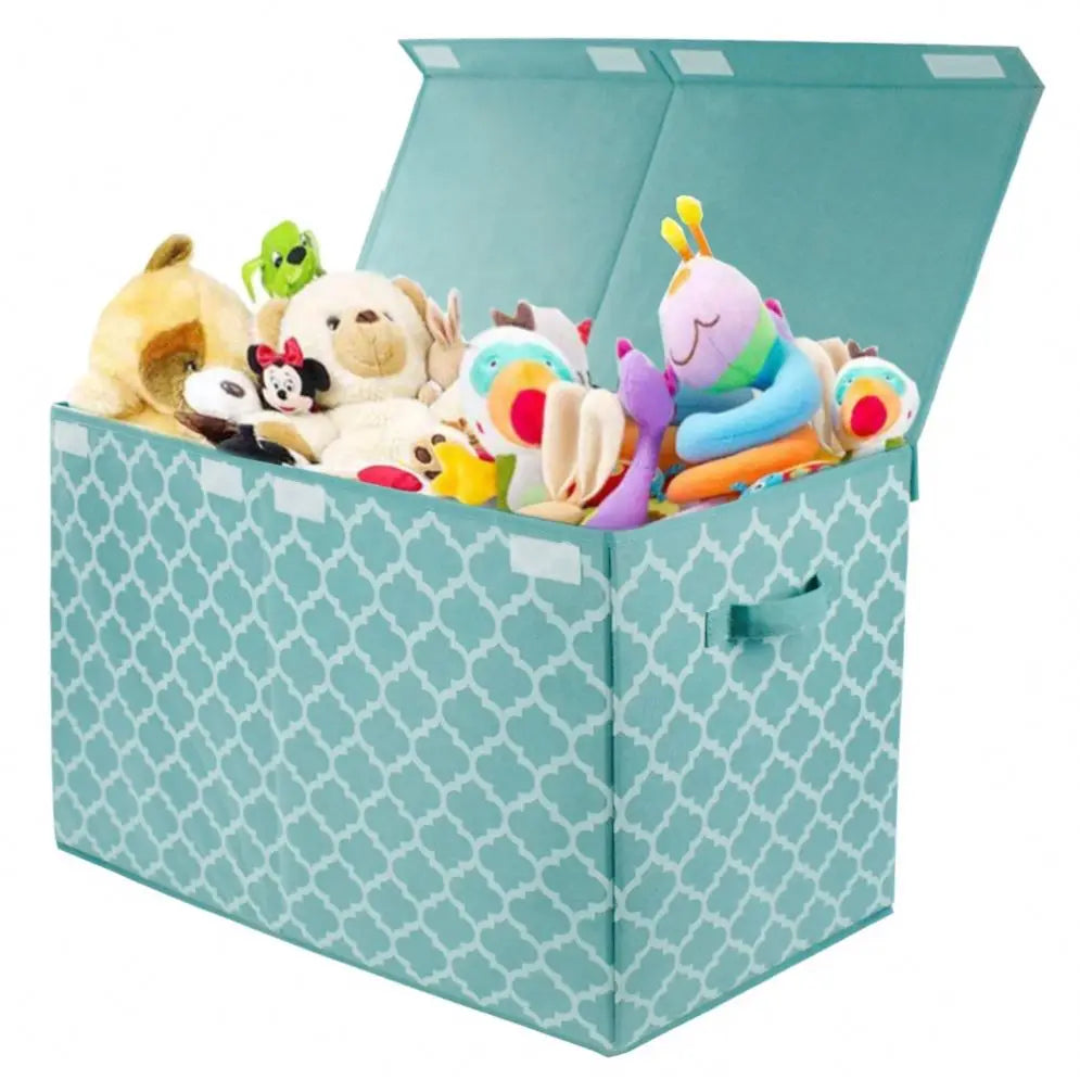Factory Multifunction Clothes Organiser Fabric Cotton Linen Box Double Cover Folding Large Toy Storage Boxes
