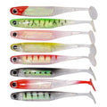 Realistic Lures 75mm 100mm Rainbow Swim Baits Minnow Lure Rainbow Fish Soft  Fish Lure