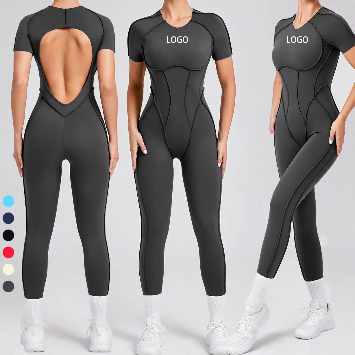 Wholesale Women Jumpsuits Fitness Workout Yoga Sets Wear Yoga Jumpsuit One Piece Clothing Bodysuits Rompers Playsuits for Womens