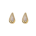New Fashion Malleolar Stria Tear Drop Earrings for Women Hollow Stud Earring Fashion Jewelry