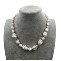 Nature Freshwater Baroque Pearl Choker Necklace Real Gold Plating 36-50 CM Stainless Steel Length Elegant and Stylish