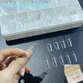 500Pcs/bag Artificial Soft Gel Nail Extension Tips with Packing Bag Transparent Ballerina Full Cover Nail Gel Tips