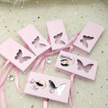 Lashbox Rectangle Eyelash Case Private logo False Eyelash Packaging Box With Butterfly Window Empty Lash Cases Eyelash