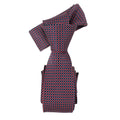 Dot Design Flat Hand Stitched Customize Designer Neckties Straight Silk Woven Tie Design Man Silk Ties