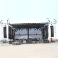 Speaker Truss System Hanging Led Display Ground Support Display Space Frame Indoor Stage Lights Truss Aluminum