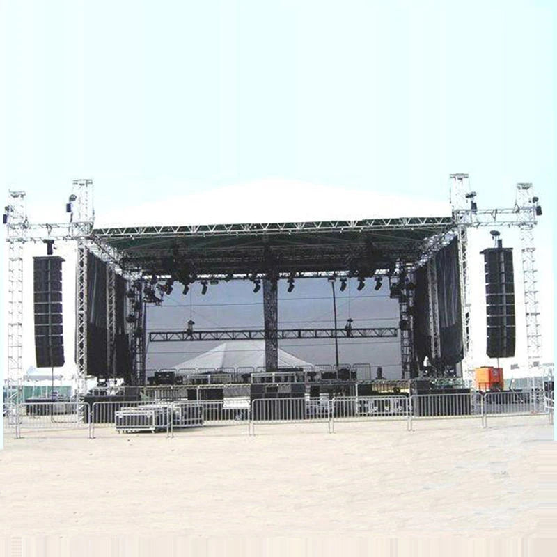Speaker Truss System Hanging Led Display Ground Support Display Space Frame Indoor Stage Lights Truss Aluminum