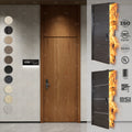 Foshan Yohome Fire Door EN Certified Modern Soundproof Fire Rated Doors for Building Project Hotel Room Wood Fire Doors