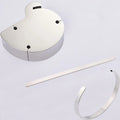 Stainless Steel C-Shaped Bracelet DIY Mold Bent Bangle Tool for up to 2mm Thickness
