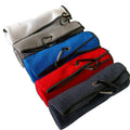 Premium Custom Black Microfiber Waffle Golf Towels Durable Streak-Free Antistatic Easy Clean Outdoor Custom Logo Eyeglasses Care