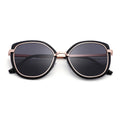 2025 Tiktok Trending Luxury Fashion New Summer Sun Glasses Female Womens Sunglasses Round Shape Black Sunglasses