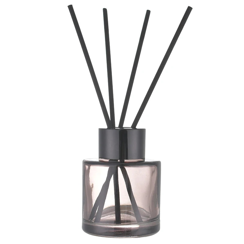 Empty 50ml 100ml Aromatherapy Perfume Display Amber Glass Reed Diffuser Bottles