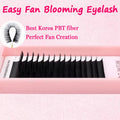 Matte Black 0.03 0.05 0.07mm C CC D D Curl Eyelashes Extension Low Price Wholesale PBT Fiber Individual Lash New Box