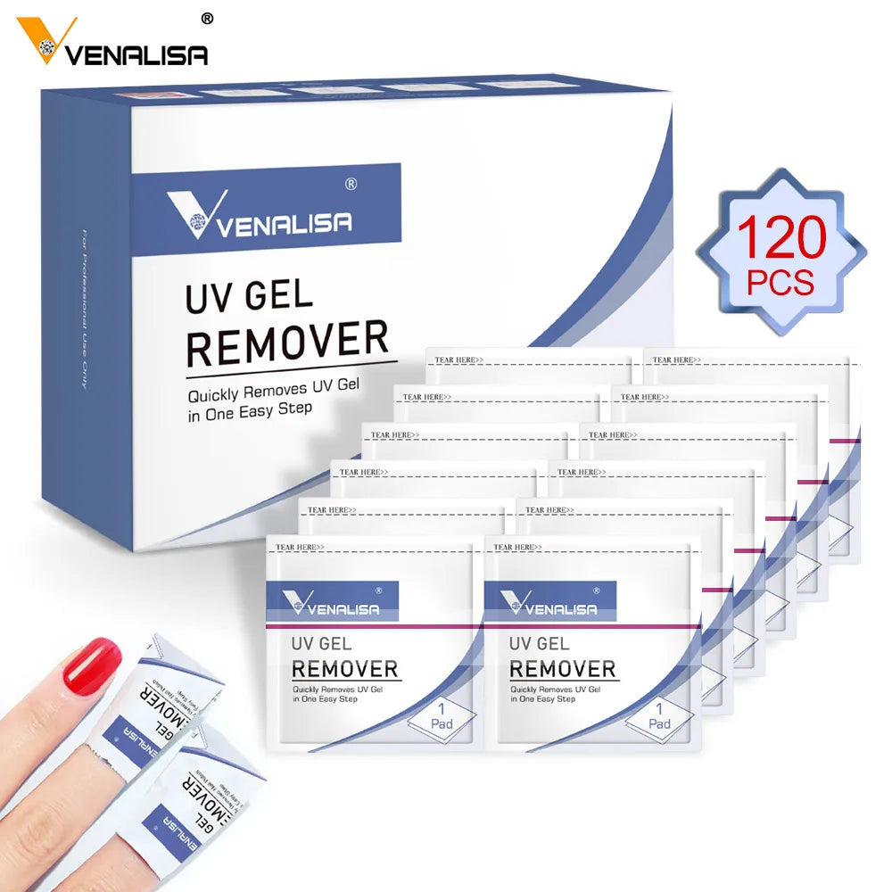 VENALISA Nail Art Degreaser Gel Polish Removal Lint-Free Napkins for Manicure Cleanser Nails Remover Gel Polish Napless Napkins