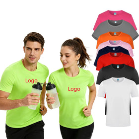 Gym t Shirt Men Printing Quick Dry Wholesale Heat Transfers Sublimation Plain Blank Fitness t Shirts Polyester T-shirt With logo