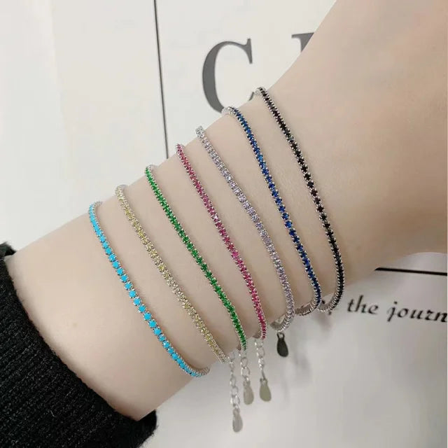 Women's Jewelry Bracelet Zirconia Classic Tennis Bracelet Charm Wrist Bracelet
