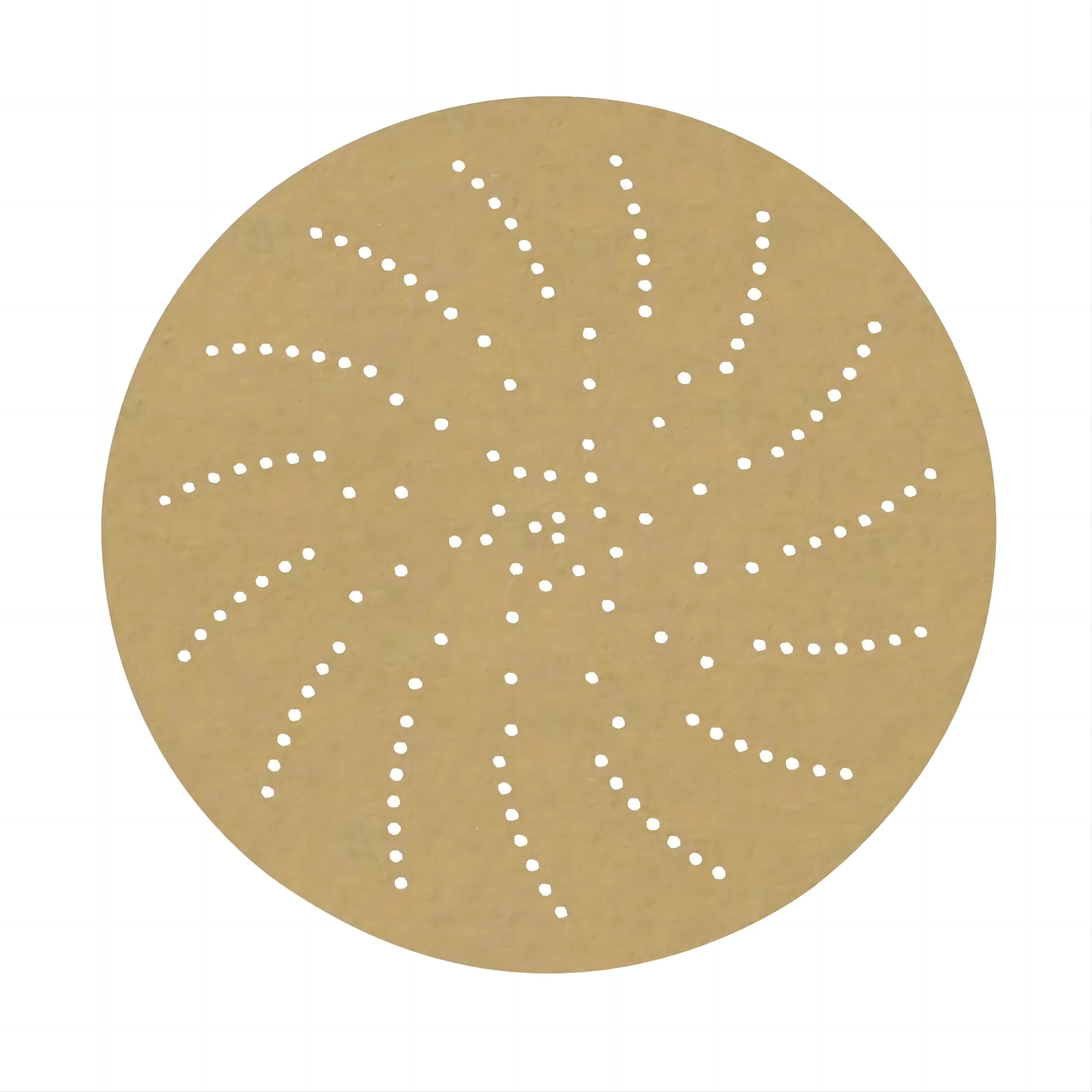 Wholesale 3M 236U High Efficiency 6 Holes Round Abrasive Paper Aluminium Oxide Yellow Sanding Paper