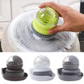 1 Ball Pot Dish Scrubber Brush With Soap Dispenser Automatic Liquid Soap Dispenser Dish Scrubber