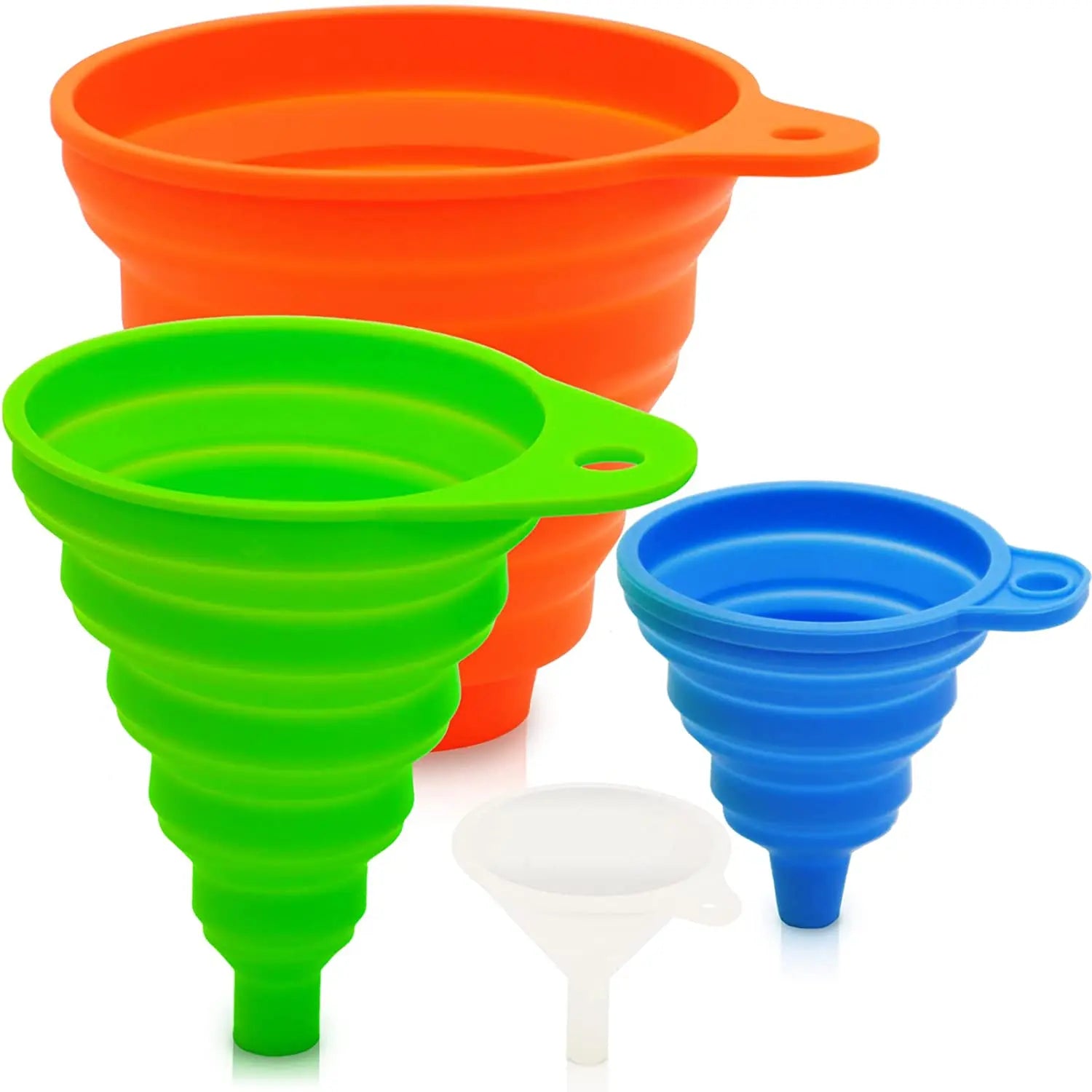 Small Food Grade Bpa Free Mini Wholesale Hot Sale Silicone Home Collapsible Kitchen Accessories Foldable Silicone Funnel