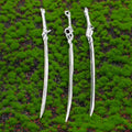 Fashion Punk Sword Hairpin DIY Metal Hair Stick Women Summer Headwear Hair Accessories