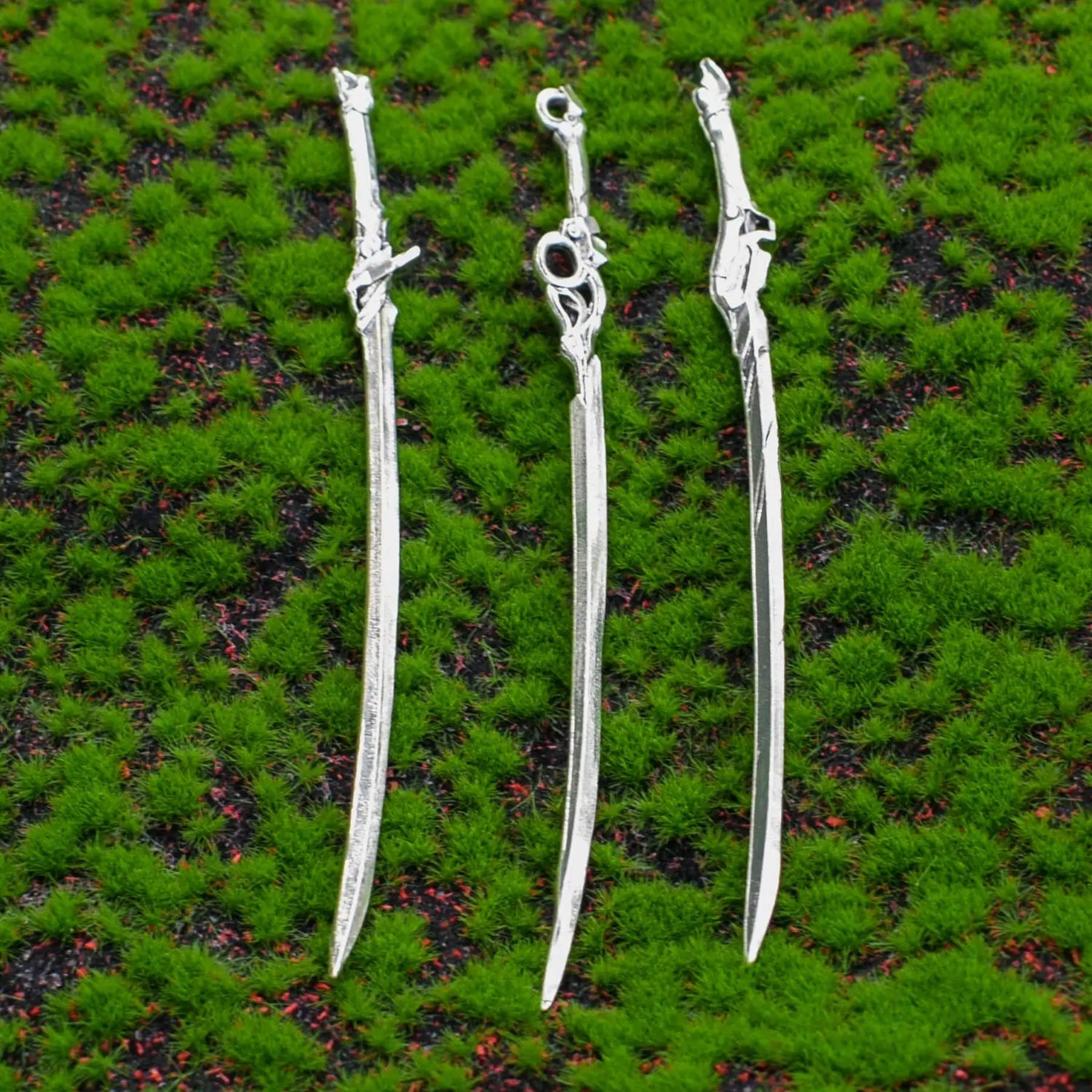 Fashion Punk Sword Hairpin DIY Metal Hair Stick Women Summer Headwear Hair Accessories