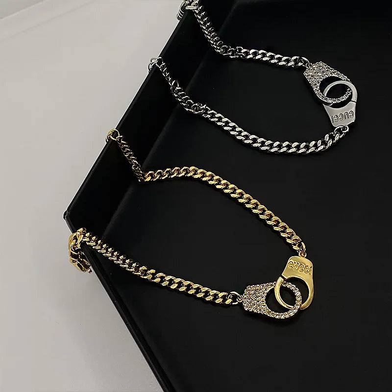 Wholesale Stainless Steel Hip-hop Chain Bracelet 18K Gold Plated Trendy Fashionable Accessories for Women