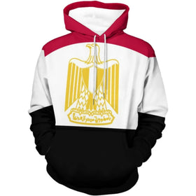 Fitspi Wholesale Custom Country Egypt Flag Unisex Pullover Sweatshirt Fashion 3d Print Autumn Winter Casual Long Sleeve Hoodies
