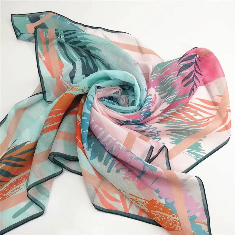 Bawal Fashion Design Ladies Hijab Hijabs Dyed Printed Scarf Muslim Tudung Sudanese Toub Malaysia Polyester Summer Free Women