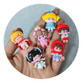 Little Girl Boy Cartoon Resin Beads for Hair Accessory Art Phone Case Charms DIY Sticker Scrapbooking Kit Slime Crafts