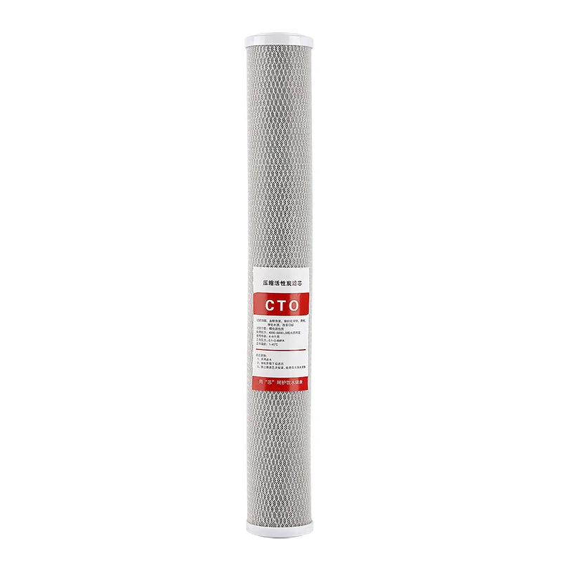 10 20 Inch CTO Compressed Coconut Shell Activated Carbon Water Filter element Carbon Block Filter (garage Hotel Home Use)