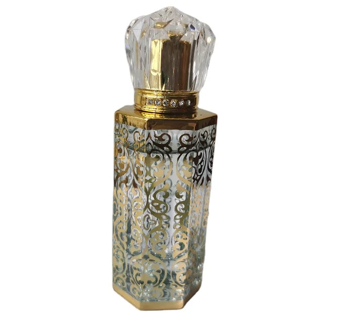 Orient Perfume Package Bottle With Gold  Lid  Bottle Perfume Bottle Diamonds Set Bodyworks Perfume