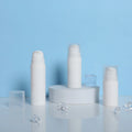 5ml 10ml 15ml PP Travel Airless Pump Bottle Cosmetic Packaging Plastic Lotion Cream Bottle matte White Airless