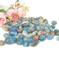 Hot Selling High Quality Spiritual Healings Crystal Stone Blue Onyx Tumbled Stone