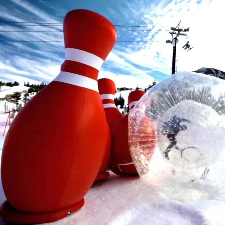 Custom Size Color Giant Human Size Inflatable Bowling Ball Set Commercial Grade PVC Includes Air Pump Repair Kit for Sport Games