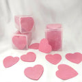 Custom Lint Free Glue Wiping Lashes Adhesive Nozzle Cleanser Heart Glue Wipes Eyelash Glue Remover Wipes Cleaning Pad
