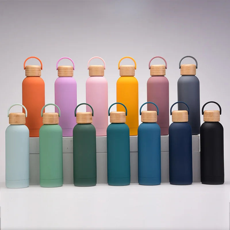 750ml 500ml Vacuum Flask Thermos Bottles 304 Stainless Steel Vacuum Flask Sports Gym Insulated Water Thermos Bottle