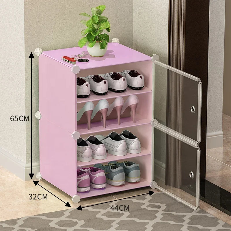 Latest Style Extendable Shoe Rack Removable Plastic Living Room Furniture Modern European for Hospital & Workshop Use