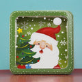 Factory Sell Square Empty Hot Selling Christmas Candy Gift Ornament Tin Box