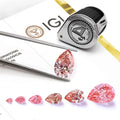 Starsgem 1ct 2ct Vs Fancy Pear Lab Grown Loose Diamond Hpht CVD pink Pear Diamond