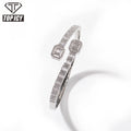 Top Icy Valentines Day Gift Thin Baguette Bangle Women Jewelry  Shiny Jewelry Women Bracelets