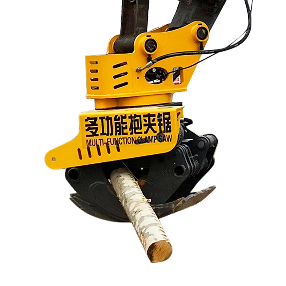 Customized 10-20 Ton Excavator Clamp Saw Price Log Grapple Saw for Sale