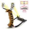 ECS-1065 Hunting Slingshot Outdoor Stainless Steel Hunting Shooting Sling Shot Slingshot With Aluminium Handle