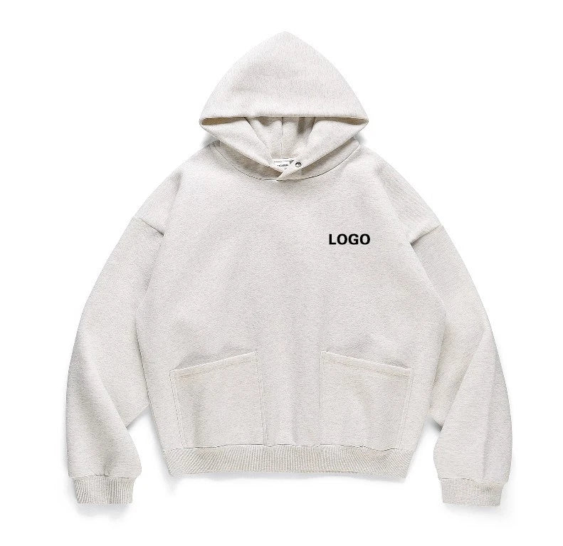 Custom Color Full Body Print Long Sleeve New Design Men's Drop Shoulder Hooded Hoodie Mens Oversized Hoodies