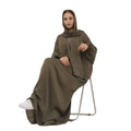 Modest One-Piece New Design Muslim Prayer Outfit for Women Summer HIJAB Abaya from Middle East-Dubai & Turkey Kaftan Robe Dress
