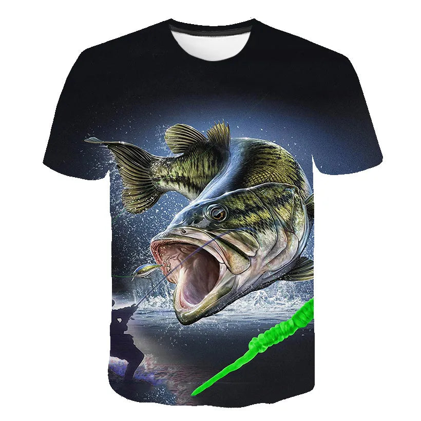 General Basic Fishing 3d All Over Print Men T Shirt Harajuku Fashion Short Sleeve Shirt Summer Streetwear Unisex Tshirt