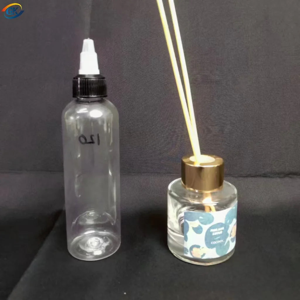 Free Samples in Stock 100ml/120ml /250ml PET for Clear Plastic Bottles with Lids for WaterEmulsion Oil Liquid Packaging
