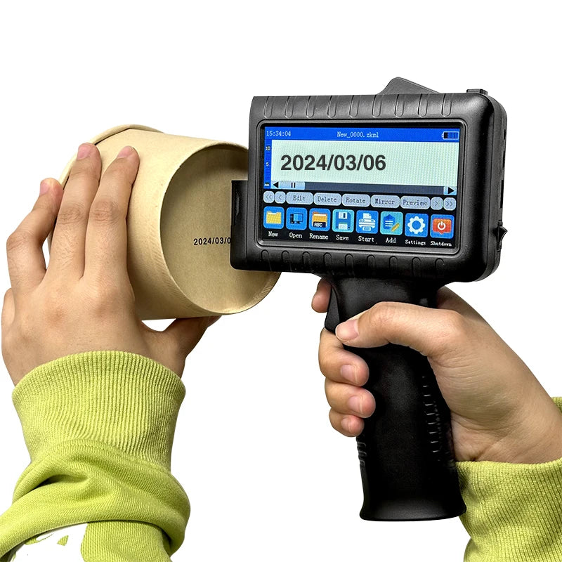 Faith Handheld Inkjet Printer Expiry Date Coding QR Code Barcode Logo Hand Printer Portable Handheld Thermal Inkjet Printer