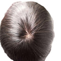 LONGFOR Silk Base Lace Front Wigs Hair Virgin Human Hair Toupee Injection Breathable Top Natural for Men INDIAN Hair Straight
