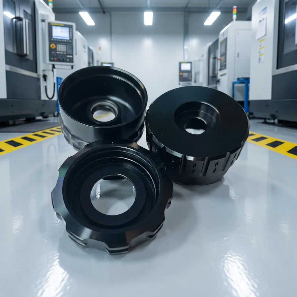 ODM OEM Stainless Steel Aluminum Alloy CNC Machining Parts with Turning & Drilling for Anodized Assembly Top Cover